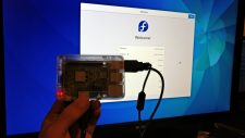 Raspberry Pi 3 Running Fedora 25b