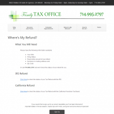 Where’s My Refund - Family Tax Office